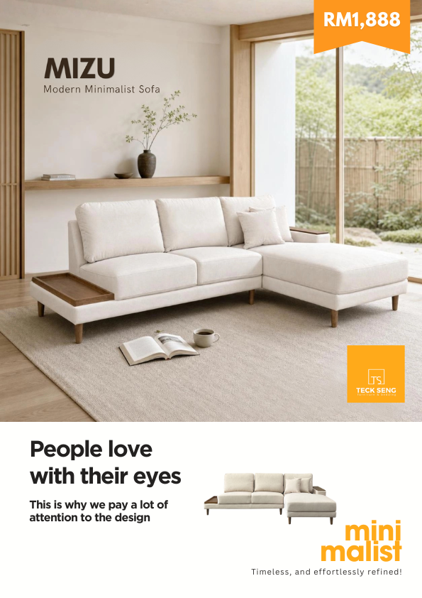 Mizu Modern Minimalist Sofa